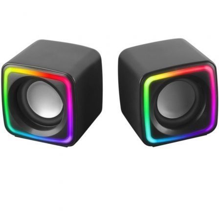 Mars Gaming MSCube Altavoces 2.0 8W Negros Mars Gaming MSCube Altavoces 2.0 8W Negros